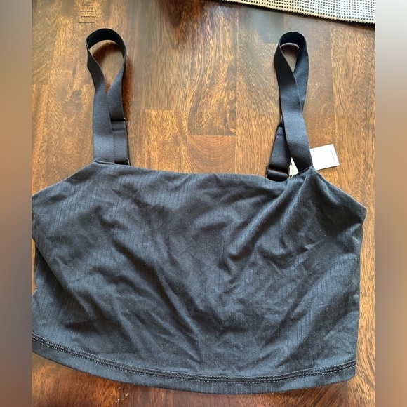 Aerie Offline Real Me ribbed longline sports bra with panty set size large NWT - Picture 2 of 9